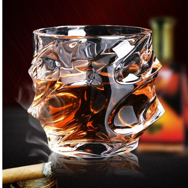 Japanese Tornado Twist Glass