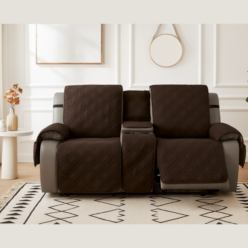 2-Seater Recliner Cover with Middle Console