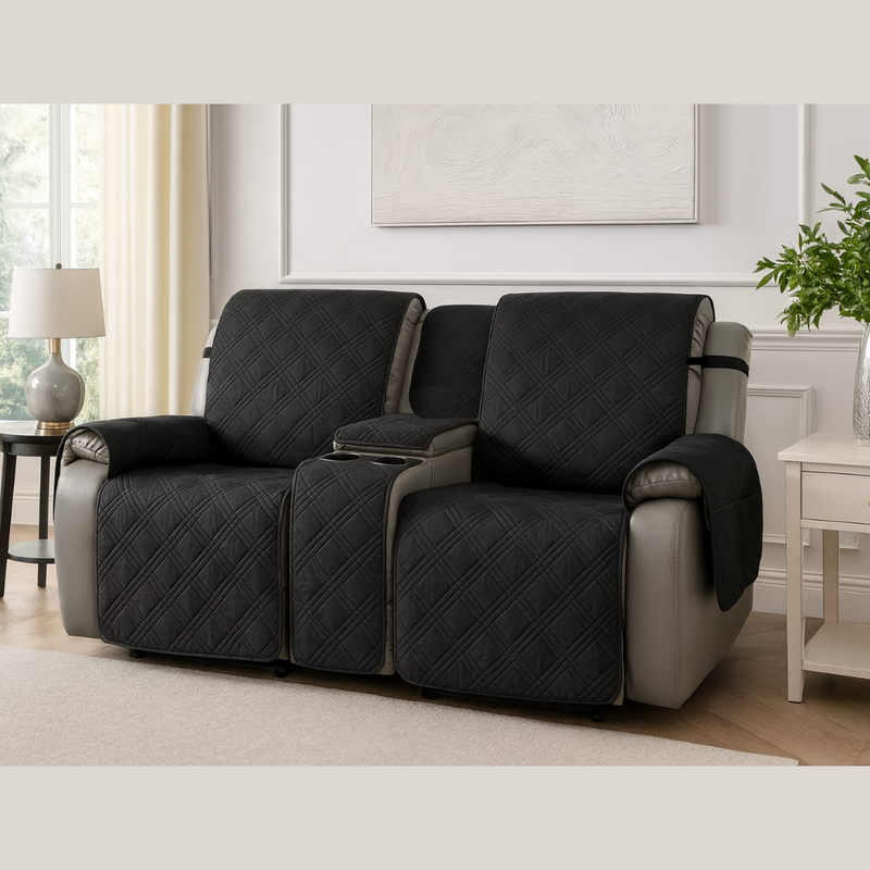 2-Seater Recliner Cover with Middle Console