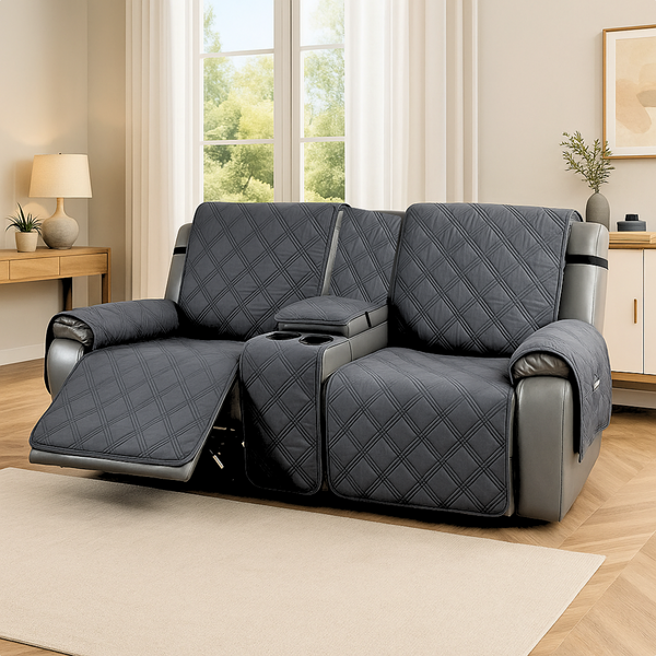 2-Seater Recliner Cover with Middle Console