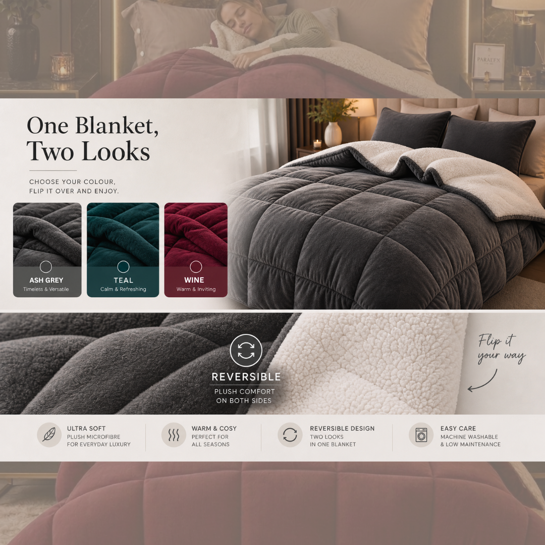 The Aura Cloud Reversible Doona | Ultra-Warm 700GSM
