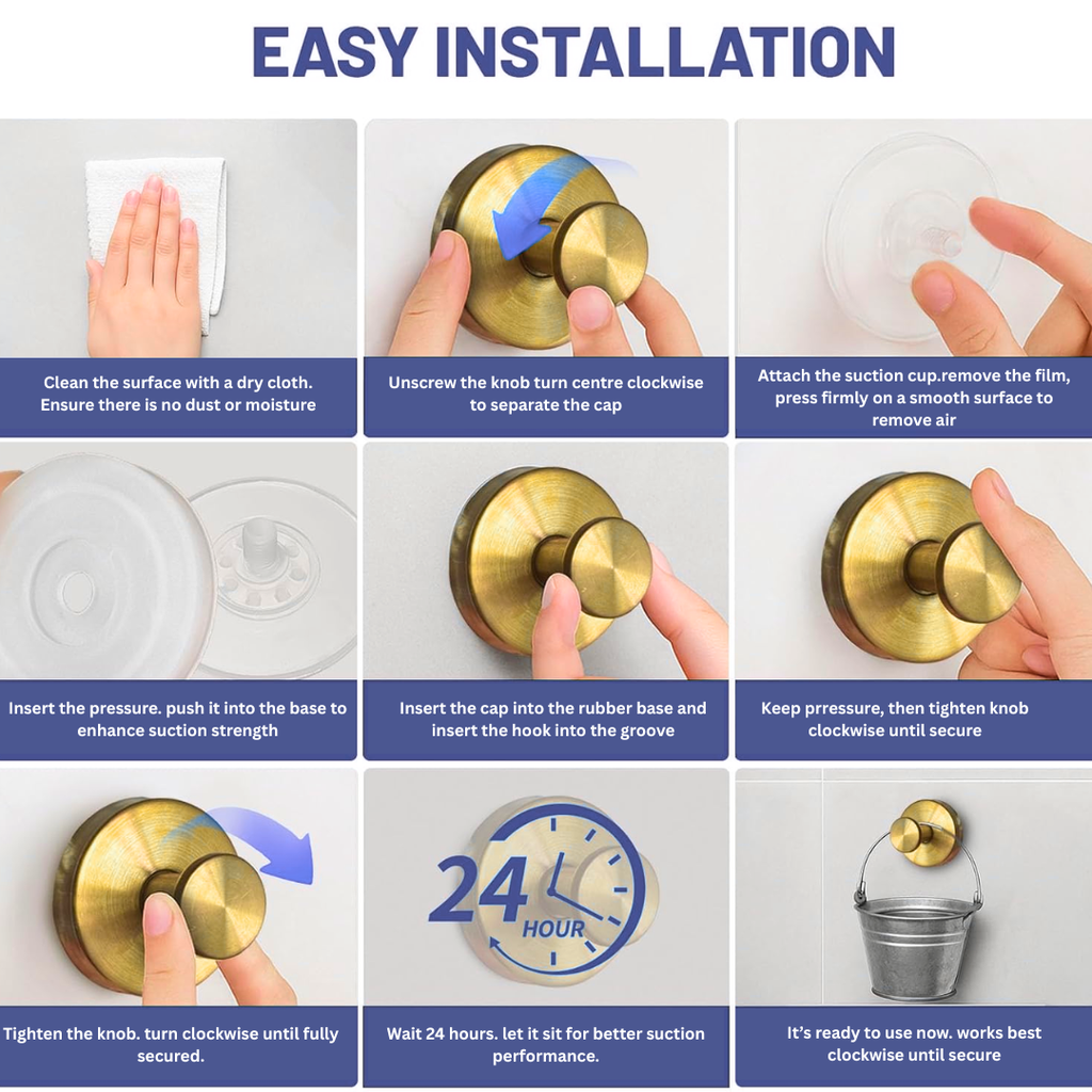 DrillFree Wall Mount Hook