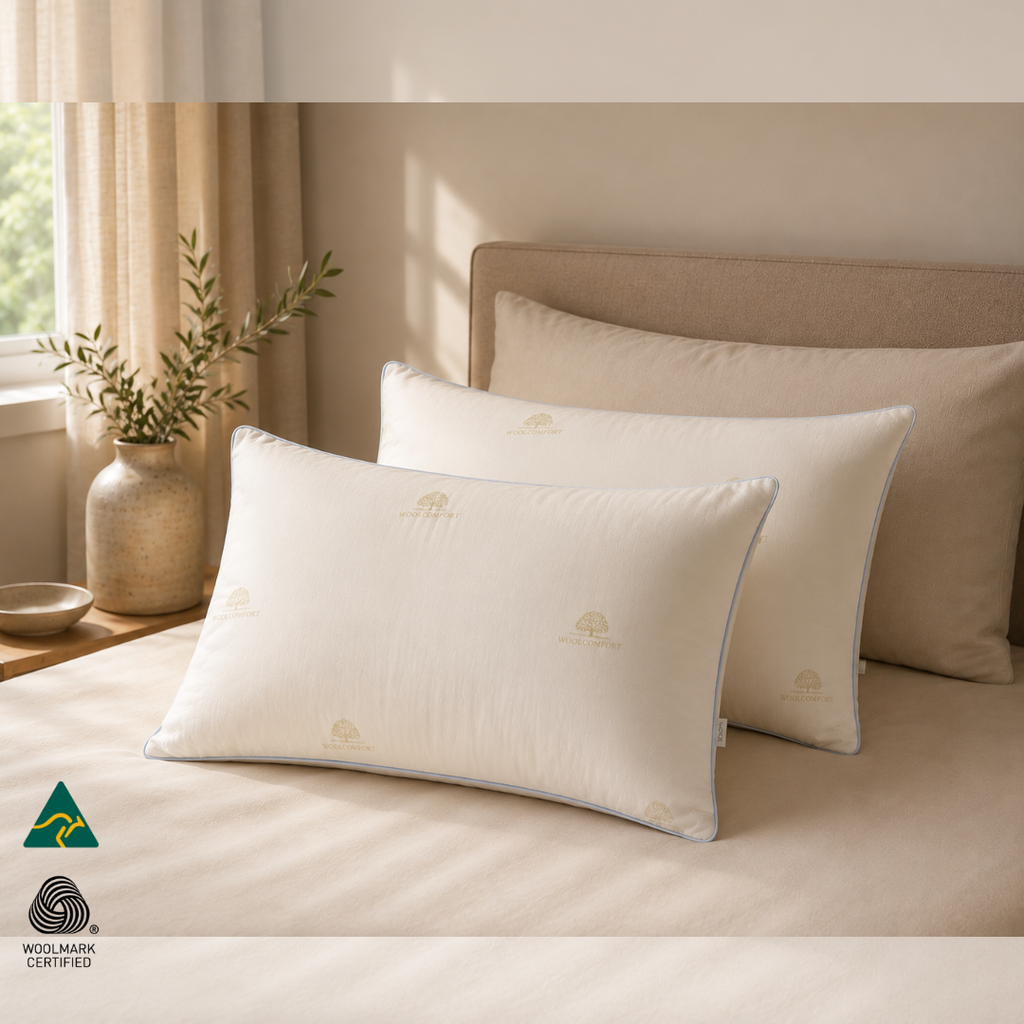 The Aura Wool Cloud Pillow | 100% Australian Wool