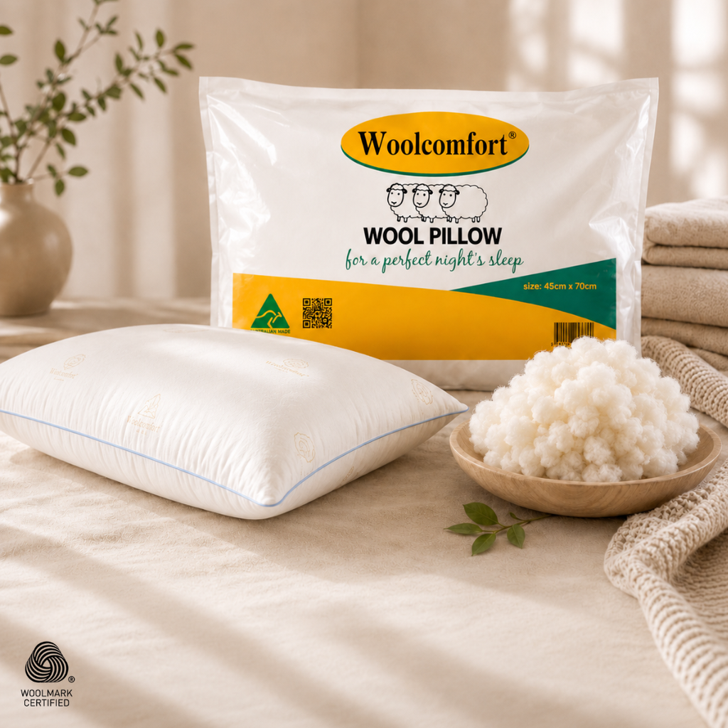 The Aura Wool Cloud Pillow | 100% Australian Wool