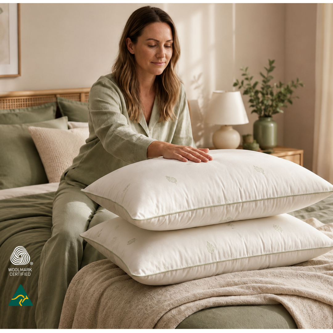 The Aura Wool Cloud Pillow | 100% Australian Wool