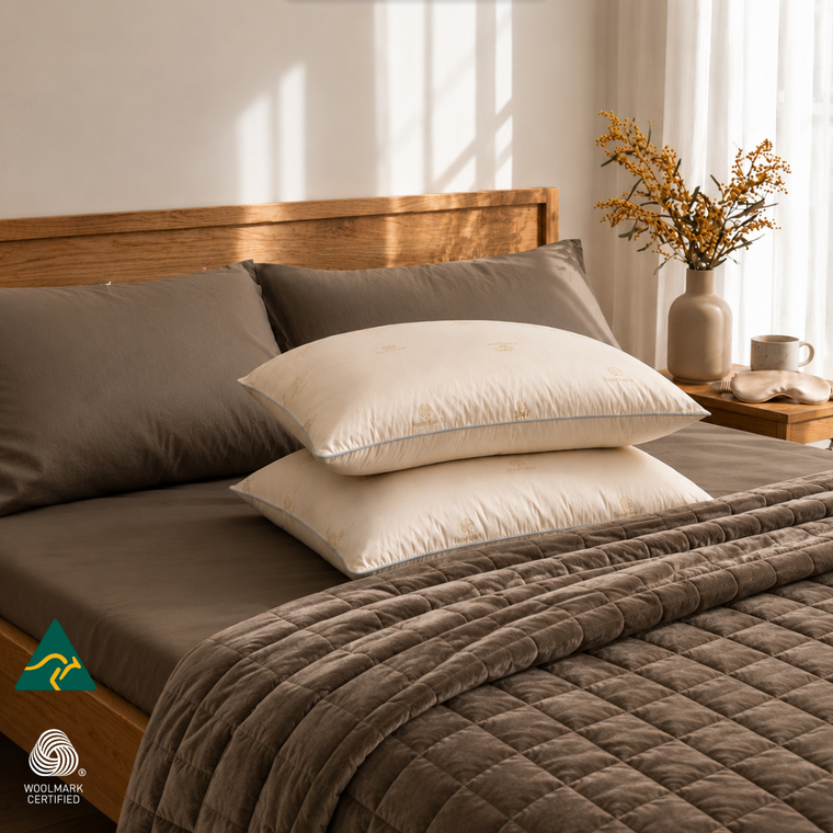 The Aura Wool Cloud Pillow | 100% Australian Wool