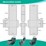 2-Seater Recliner Cover with Middle Console