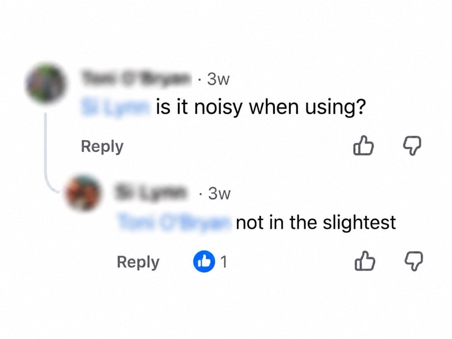 An anonymised Facebook customer comment shared with AussieAura