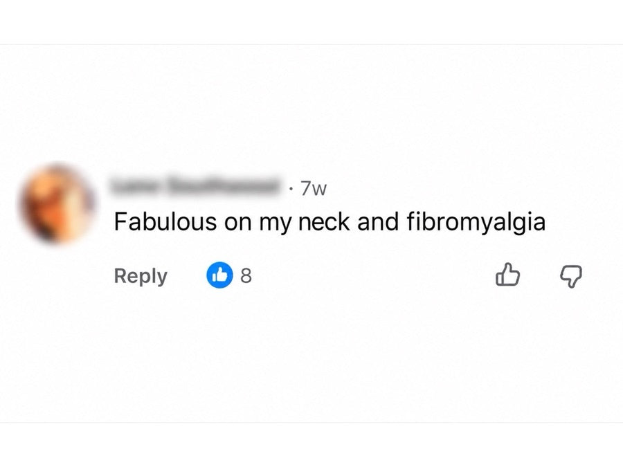 An anonymised Facebook customer comment shared with AussieAura
