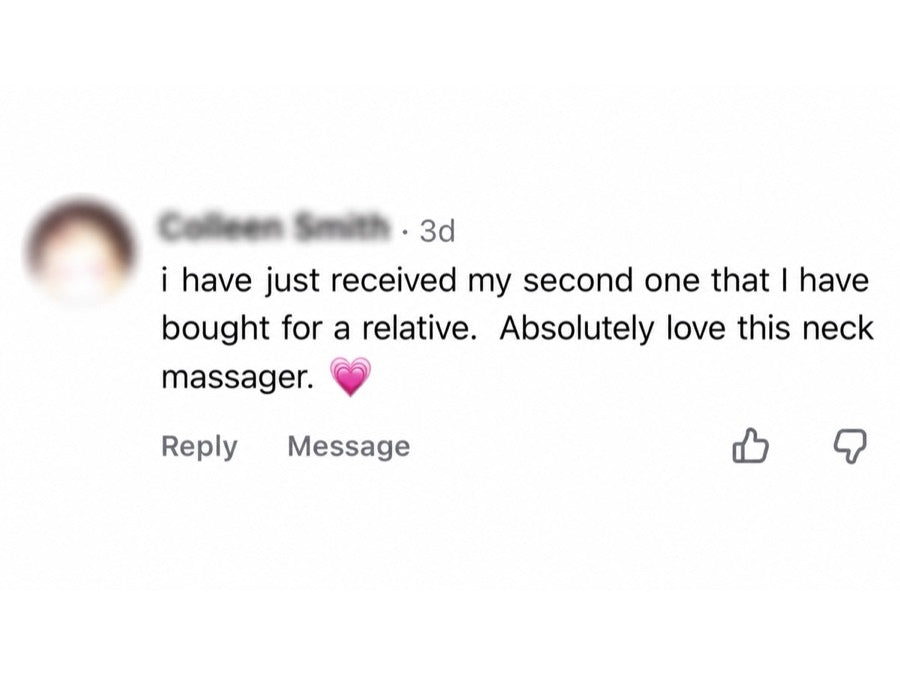 An anonymised Facebook customer comment shared with AussieAura